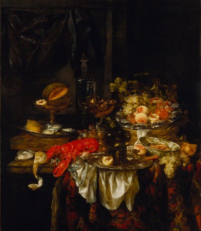 Banquet Still Life by Abraham van Beijeren